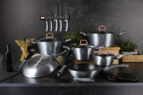 GARNEK TYTANOWY 20cm 2.5L BERLINGER HAUS MOONLIGHT BH-6011