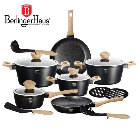 GARNKI BERLINGER HAUS EBONY MAPLE WOOD 15 ELE BH-1536