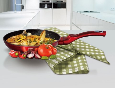 GARNKI BERLINGER HAUS METALLIC BLACK BURGUNDY LINE 10 ELE BH-1631-N