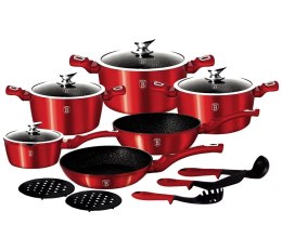 GARNKI BERLINGER HAUS METALLIC BURGUNDY LINE 15 ELE BH-1226-N