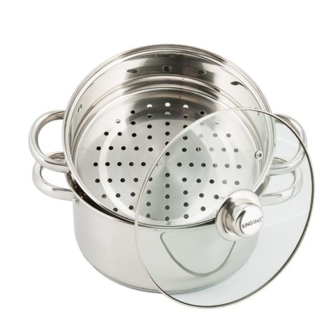 GARNKI DO GOTOWANIA NA PARZE 5.0L 24cm 3 ELE. KiNGHOFF KH-3318