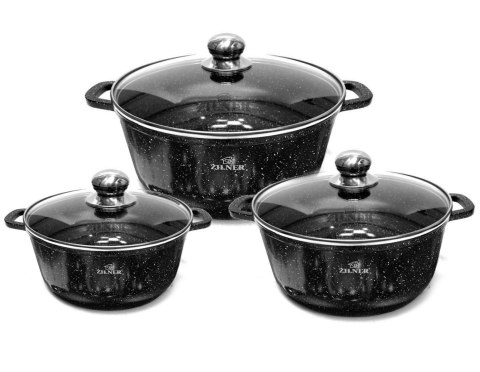 GARNKI GRANITOWO-CERAMICZNE 6 ELE. ZILNER ZL-7017