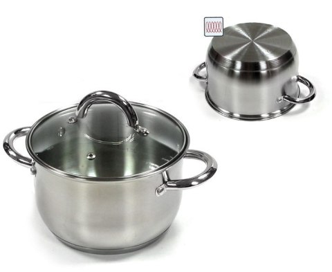 GARNKI KiNGHOFF SILVER MARBLE 12 ELE KH-4457