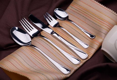 KOMPLET ŁYŻECZEK DO HERBATY 6 SZT. POŁYSK KINGHOFF KH-1439 (3504)