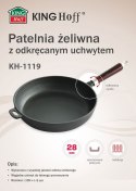 PATELNIA ŻELIWNA 28cm KiNGHOFF KH-1119