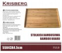 STOLNICA BAMBUSOWA 55x43cm KRISBERG KS-2550