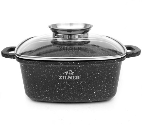 ZESTAW 3 BRYTFANN GARNKÓW KWADRATOWYCH 2,5 4,5 6.5L ZILNER ZL-7019