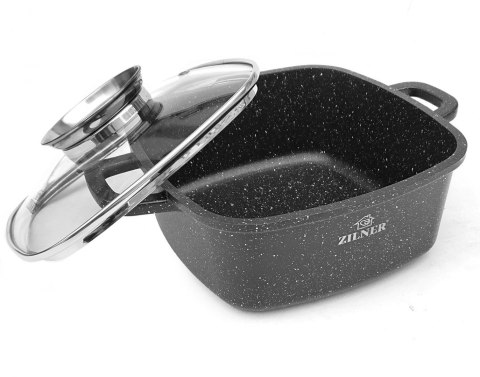 ZESTAW 3 BRYTFANN GARNKÓW KWADRATOWYCH 2,5 4,5 6.5L ZILNER ZL-7019