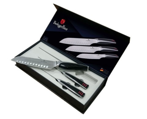 ZESTAW 3 NOŻY SANTOKU BERLINGER HAUS PHANTOM BH-2024