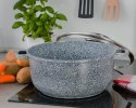 ZESTAW 4 GARNKÓW MARMUROWYCH 16 20 22 26CM ZILNER ZL-8532