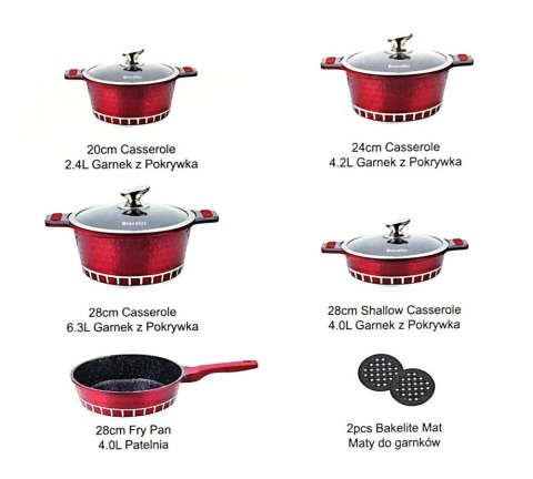 ZESTAW GARNKÓW Z POWŁ. MARMUR. 11 EL. ZILNER ZL-8512