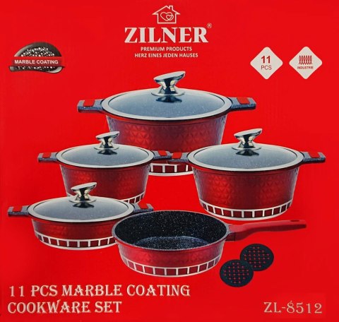 ZESTAW GARNKÓW Z POWŁ. MARMUR. 11 EL. ZILNER ZL-8512