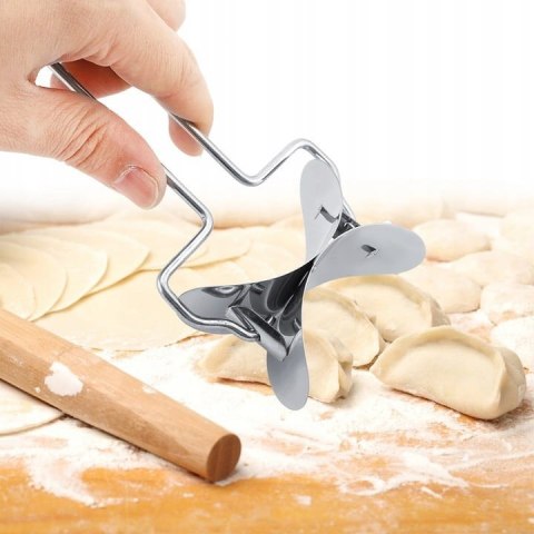 ZESTAW WYKRAWACZ + FOREMKA DO PIEROGÓW 10CM BRUNBESTE BB-1633