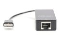 Przedłużacz/Extender USB 1.1 po skrętce Cat.5e/6 UTP/SFP do 45m, czarny, 20cm