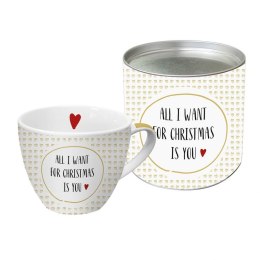 All i want for Christmas Kubek Porcelanowy w Ozdob