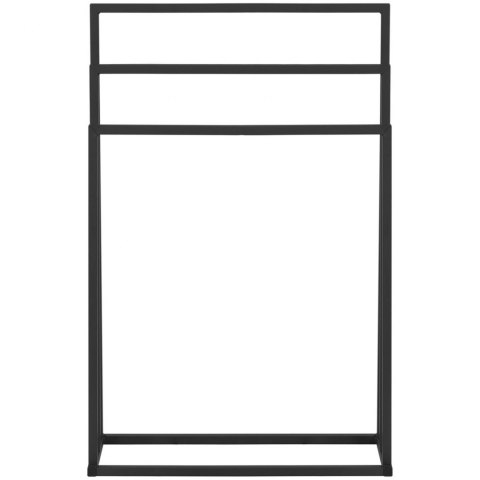 Stojak wieszak na 3 ręczniki wolnostojący podłogowy STAL 55 x 21.5 x 84 cm ciemnoszary