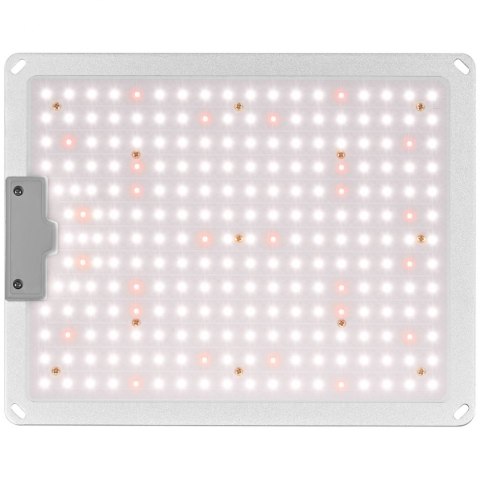 Lampa do uprawy wzrostu roślin pełne spektrum 30 x 24 cm 234 LED 110 W srebrna