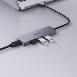 CB-H36 aluminiowy HUB USB-A | Ultra Slim | 4w1 | 4xUSB 3.0 | 5Gbps