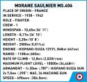 Klocki Morane-Saulnier MS.406