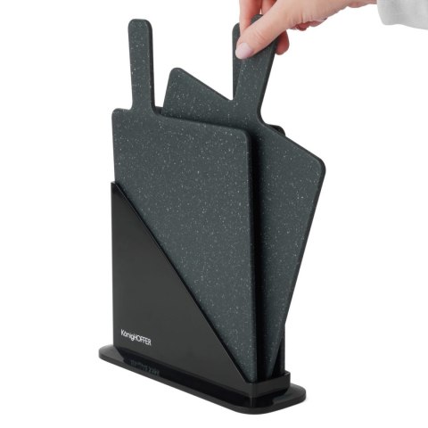 ZESTAW 3 DESEK KUCHENNYCH W STOJAKU KONIGHOFFER KG-4762