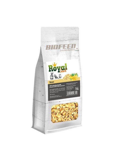 BIOFEED Royal Snack - banan 150g