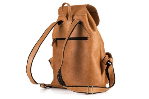 Plecak skórzany retro TC13 camel