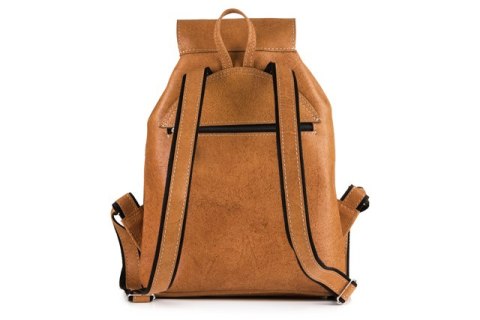 Plecak skórzany retro TC13 camel