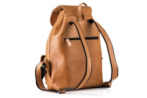 Plecak skórzany retro TC13 camel