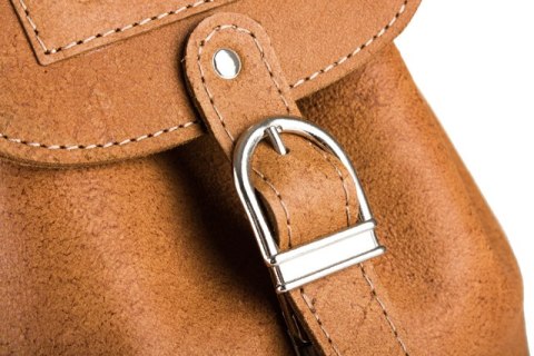 Plecak skórzany retro TC13 camel