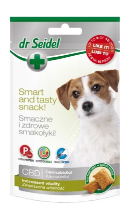 DR SEIDEL Smakołyki na zwiększoną witalność dla psów (z CBD) 90g