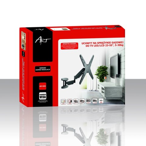 UCHWYT DO TV LED/LCD 23-55" 30KG AR-84G reg. pion/poziom GAZOWY
