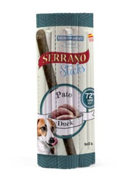 SERRANO Sticks blistry dla psów z kaczką 16szt