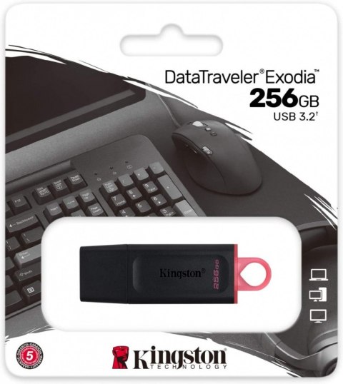 Pendrive Data Traveler Exodia M 256GB USB3.2 Gen1