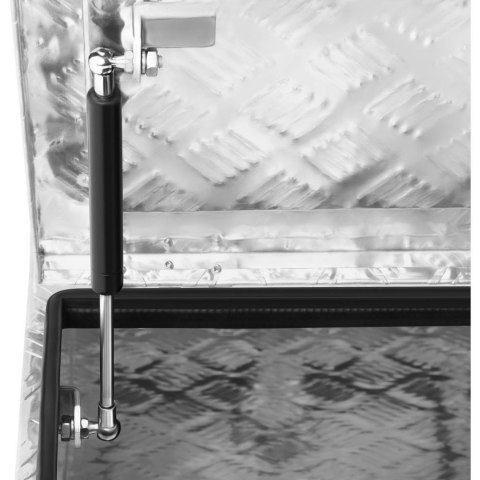 Skrzynka narzędziowa transportowa aluminiowa zamykana na klucz 280 l 177 x 40 x 40 cm