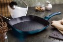 PATELNIA GRANITOWA GRILL 28CM BERLINGER HAUS METALLIC AQUAMARINE BH-7028