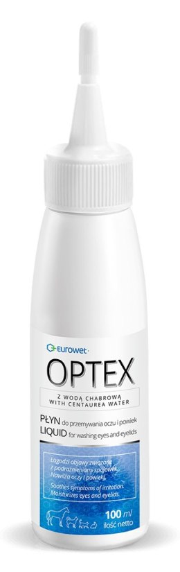 EUROWET Optex - płyn do przemywania oczu dla psów i kotów 100ml