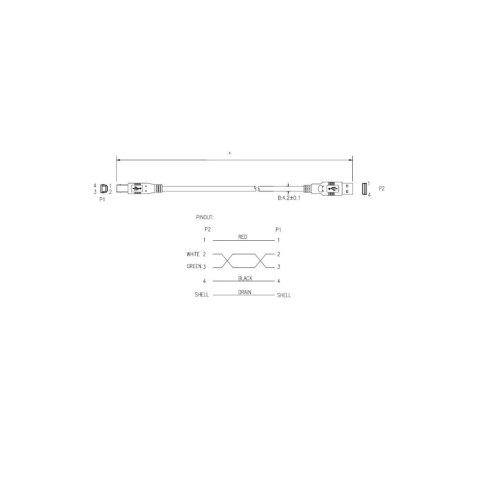 KABEL USB 2.0 DRUKARK Amęski-Bmęski 1.8M ART oem