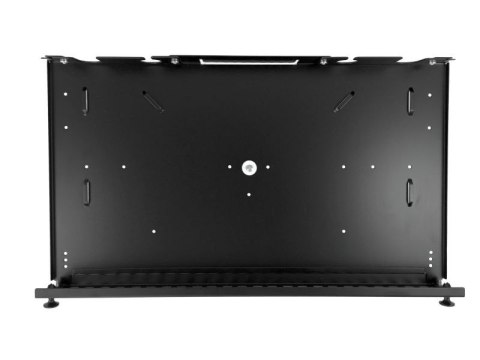 Przełącznica światłowodowa 12xSC simplex / 12xLC duplex 19\" 1U z płytą czołową oraz akces. montaż.