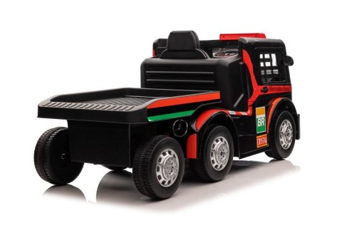 Auto Na Akumulator Mercedes + Naczepa XMX622B Światła LED Czerwony LCD