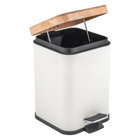 KOSZ NA ŚMIECI 16x16CM 3L BIAŁY BRUNBESTE BB-1132