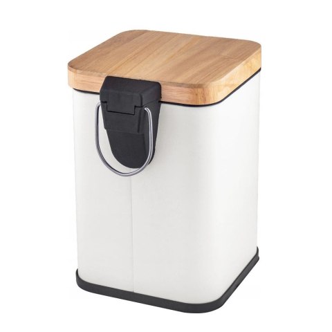 KOSZ NA ŚMIECI 16x16CM 3L BIAŁY BRUNBESTE BB-1132