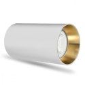 Oprawa natynkowa tuba GU10 MCE458 W/G Biało - złota