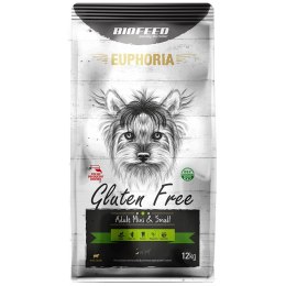 BIOFEED EUPHORIA Gluten Free Mini & Small dla psów mini i małych ras z jagnięciną 12kg