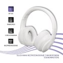 Słuchawki bezprzewodowe z mikrofonem | BT 5.0 AB | Białe