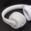 Słuchawki bezprzewodowe z mikrofonem | BT 5.0 AB | Białe