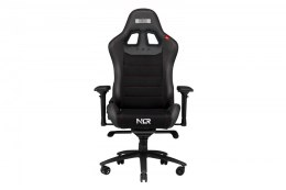 Krzesło NLR ProGaming Czarna skóra i zamsz