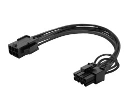 Kabel zasilający 6 pin - 8 pin (6+2) PCI Express, AK-49