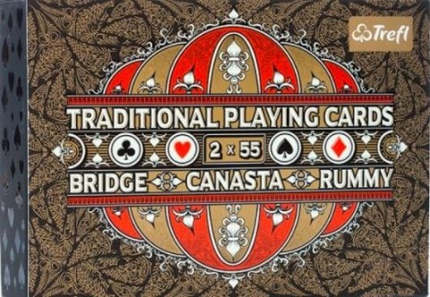 Karty Traditional Playing Cards 2x55 listków