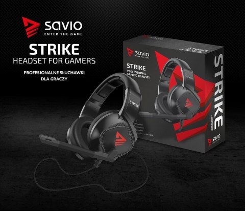 Słuchawki Gamingowe z mikrofonem, Strike