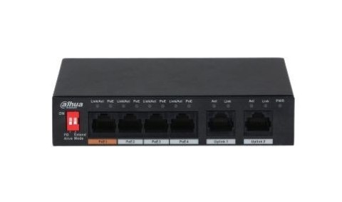 Switch PoE 4-port 2x RJ45 PFS3006-4ET-60-V2